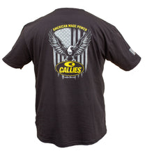 Load image into Gallery viewer, Callies Eagle Flag T-Shirt : BLACK