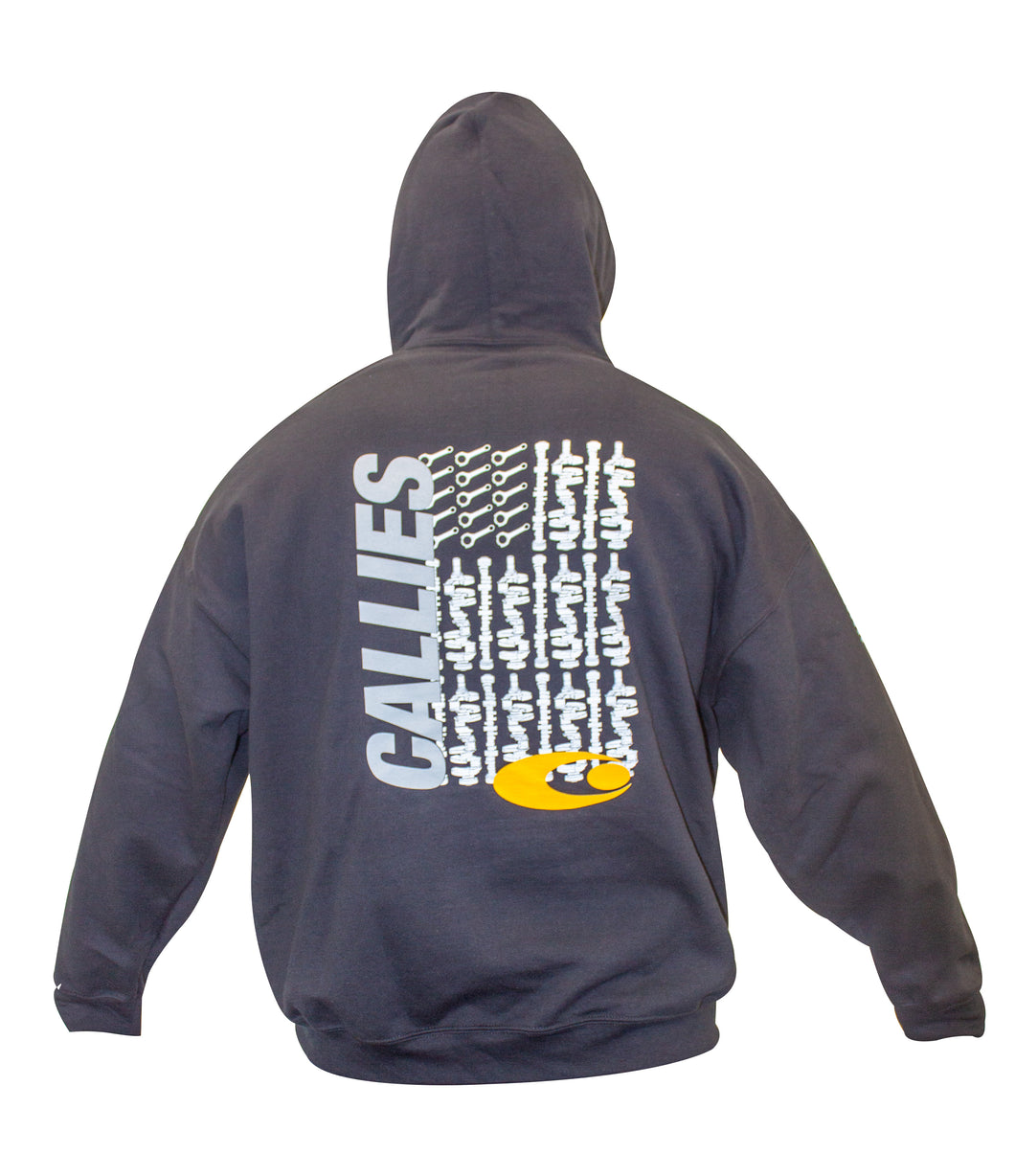 Callies Parts Flag Hoodie - Black