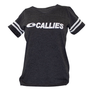 Womens Racing Stripe Top (Pink & Grey Available)